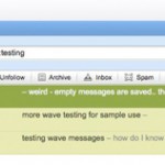Deleting multiple waves in Google Wave with a Mac