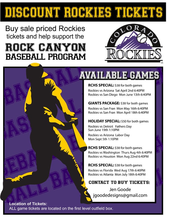 Discount Rockies Baseball tickets Discount Rockies Baseball tickets