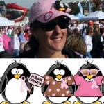 Jen Goode supporting breast cancer fundraising