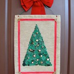 Button art Christmas Tree by Jen Goode