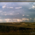 Hidden Rainbow in the midst of an oncoming storm