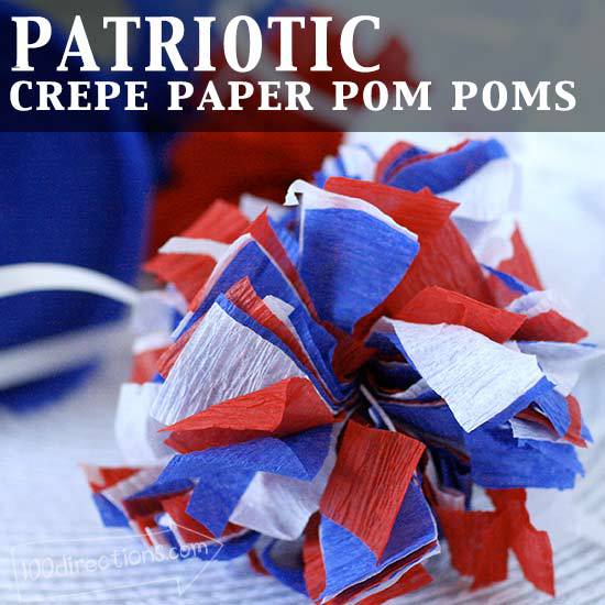 Paper pom pom decor