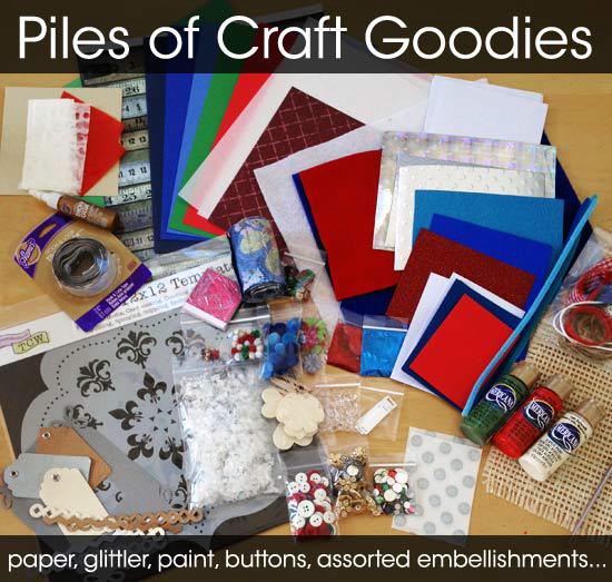 Holiday Hop prize pack - assortment of craft supplies Holiday Hop prize pack - assortment of craft supplies