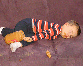 Work or Play - the peanut butter nap