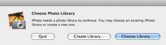 choose iphoto library
