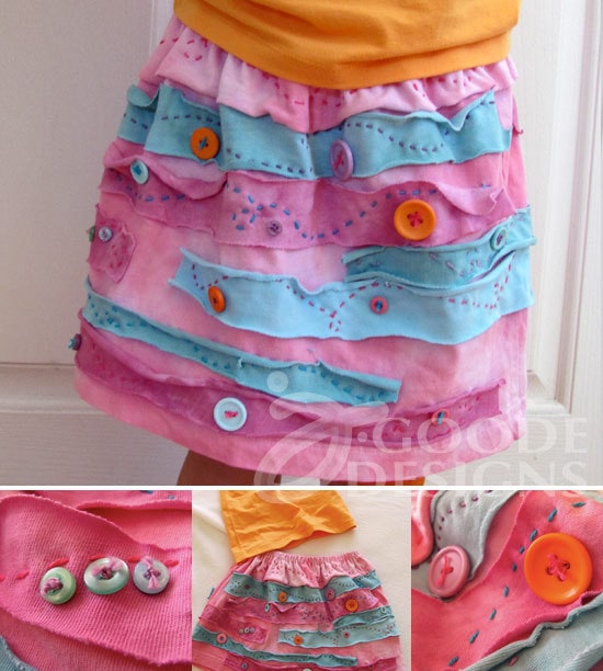 Cute button skirt