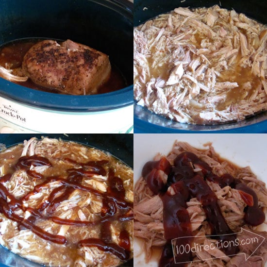 making pulled pork in a crock pot