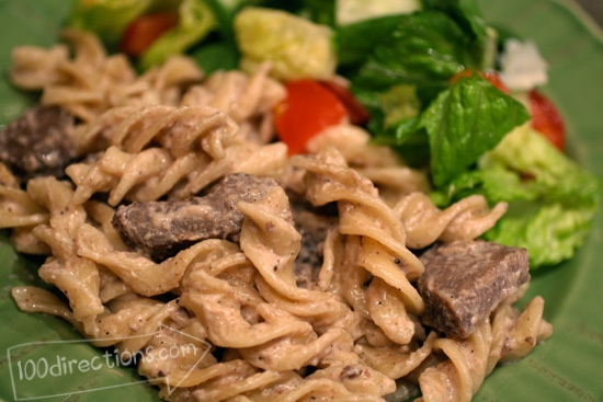 Quick and yummy beef stroganoff