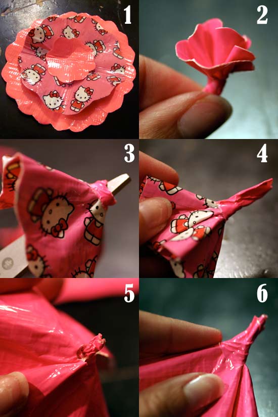 How to make a Duct Tape flower