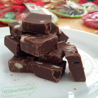 Chocolate fudge in 4 easy steps