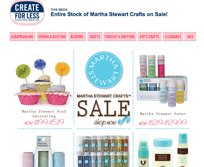 Martha Stewart Crafts on Sale