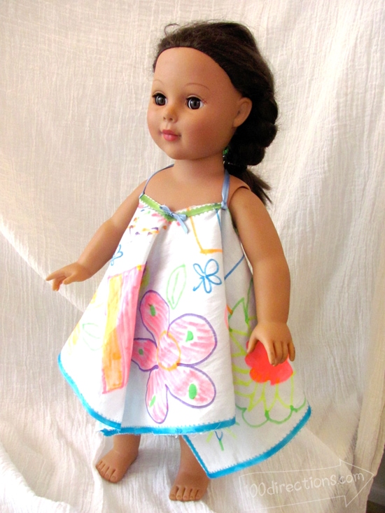 Make A No Sew Doll Sundress 100 Directions - Diy Barbie Gown No Sew