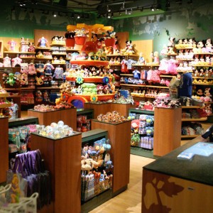 Piles of fun Disney merchandise