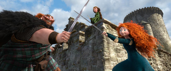 BRAVE - Merida and parents