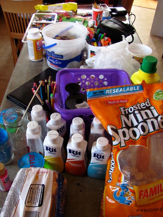 My kitchen counter mess