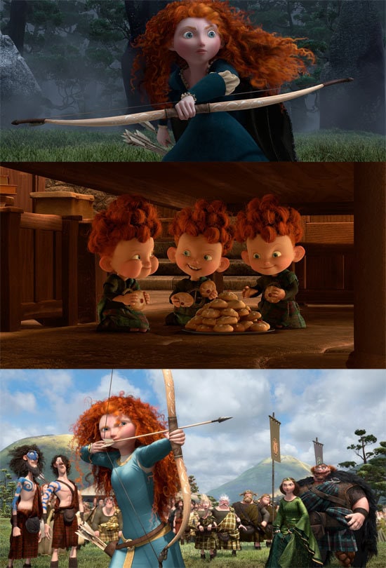 BRAVE - newest Disney Pixar animated movie opens June 22 - 100 Directions