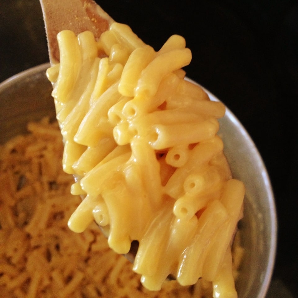 Finished Macaroni and Cheese with Veggie pasta from Kraft Finished Macaroni and Cheese with Veggie pasta from Kraft