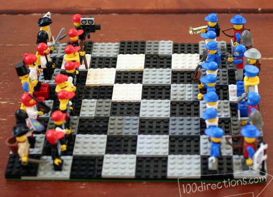 LEGO chess game we built ourselves