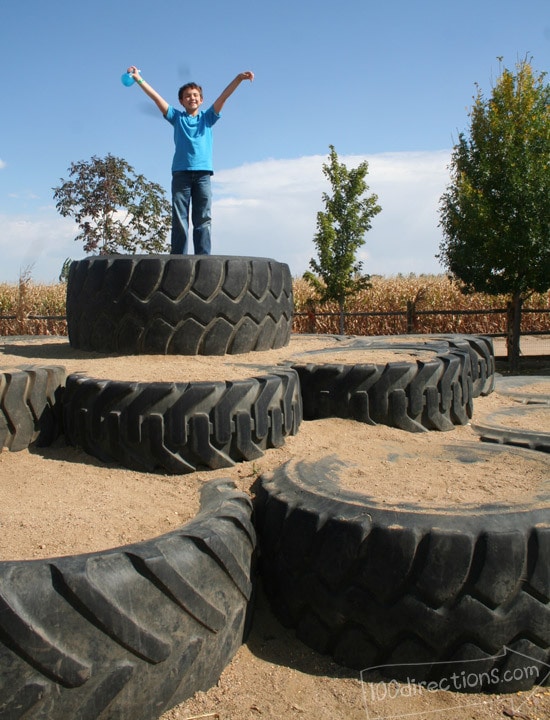 Climbed some tires