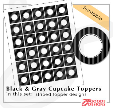 Free Printable Halloween Cupcake Toppers