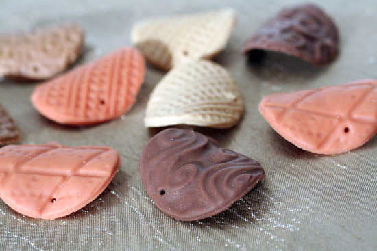 Clay chips for bracelet