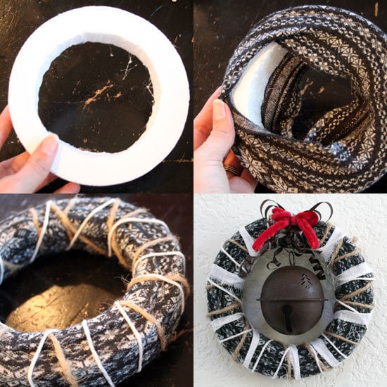 Using Smoothfoam to make a mini wreath