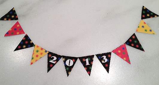 2013 printable banner decoration for dolls