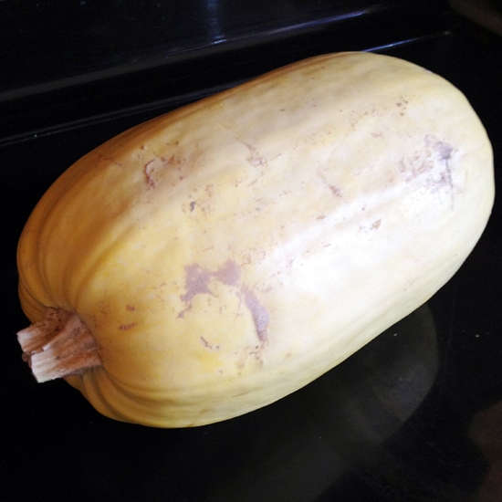 Raw spaghetti Squash