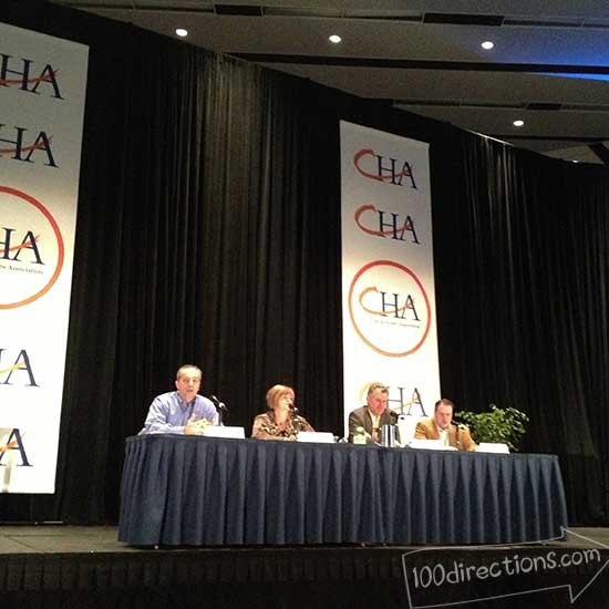 CHA winter 2013 business meeting board