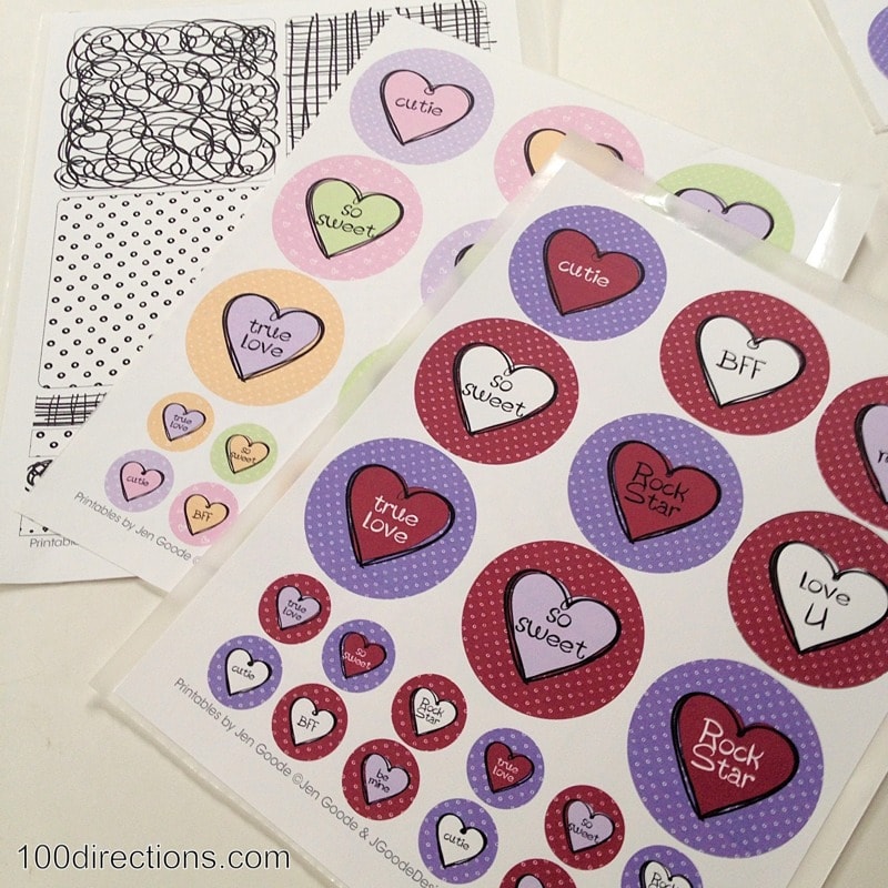 Printable Valentine's Day art 