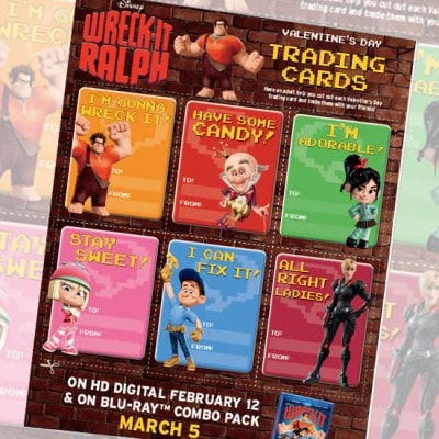 Wreck-It Ralph valentines