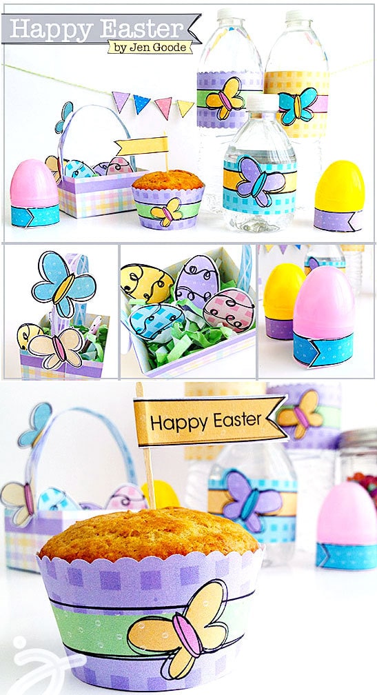 Happy Easter Printables by Jen Goode