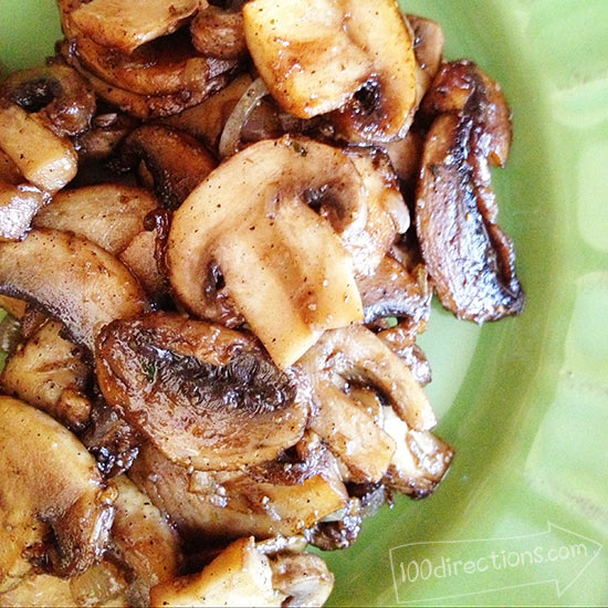 Sauteed mushrooms