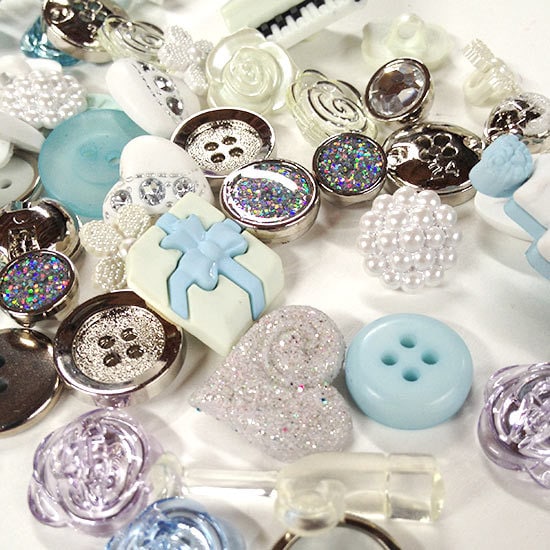 Wedding buttons from Buttons Galore and More