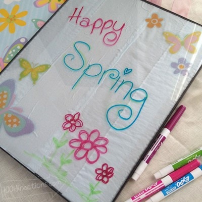 Spring Dry Erase Board