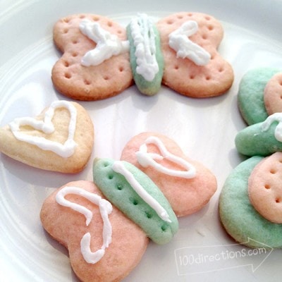 Spring cake mix cookies