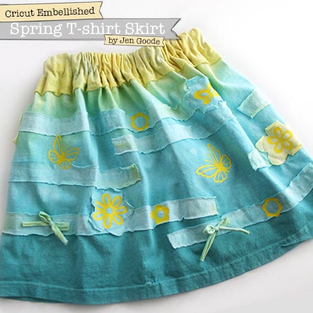 Make a cute skirt from a t-shirt