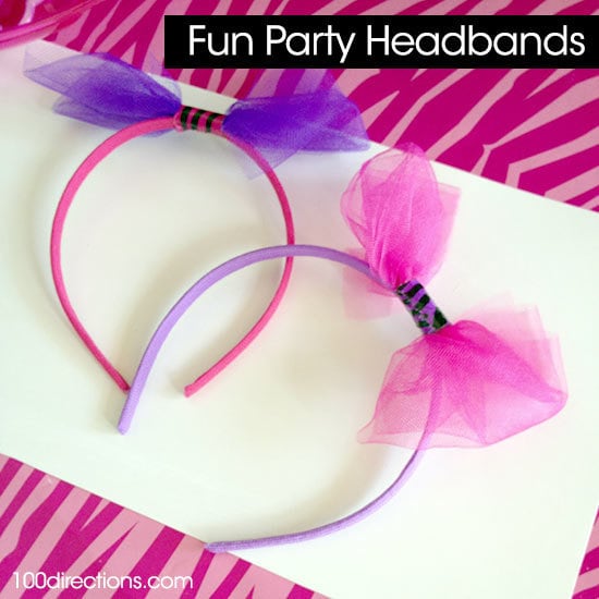 Make your own party headband