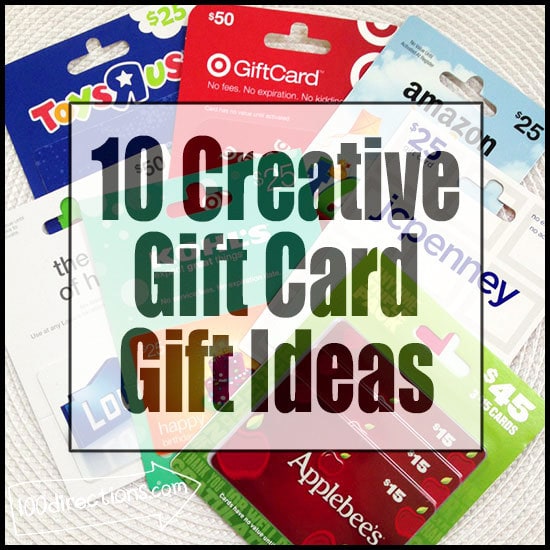 10 Creative Gift Card Gift Ideas