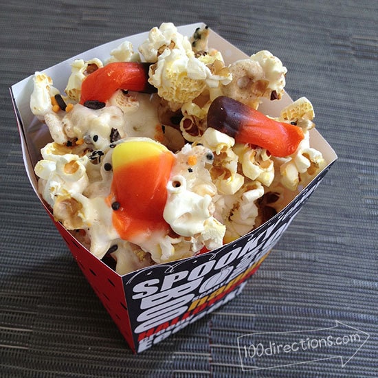 Fill your popcorn treat boxes and share!