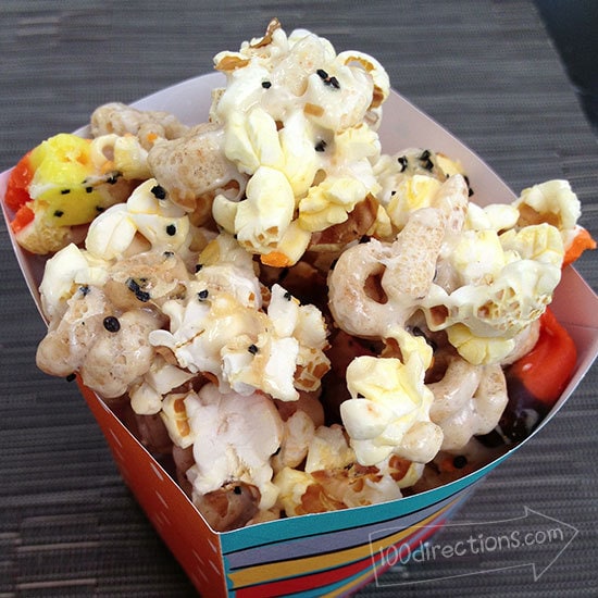Marshmallow popcorn clusters