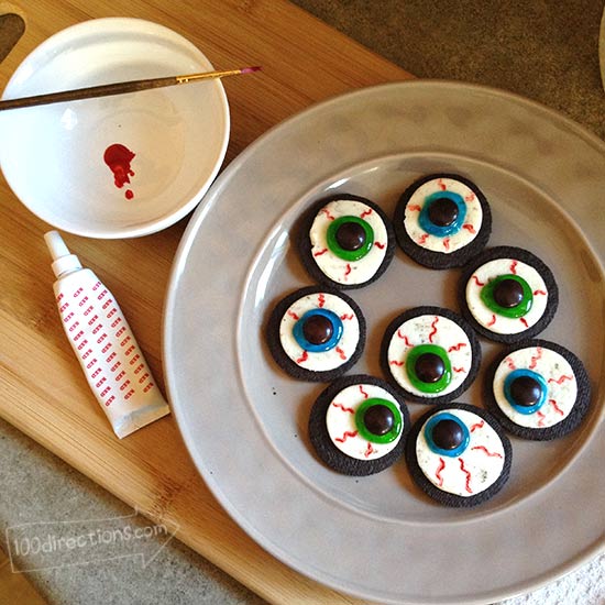 Supplies you need to make OREO eyeball cookies