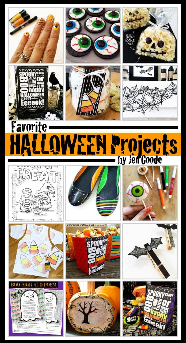 DIY Halloween Ideas YOU can make Designed by Jen Goode