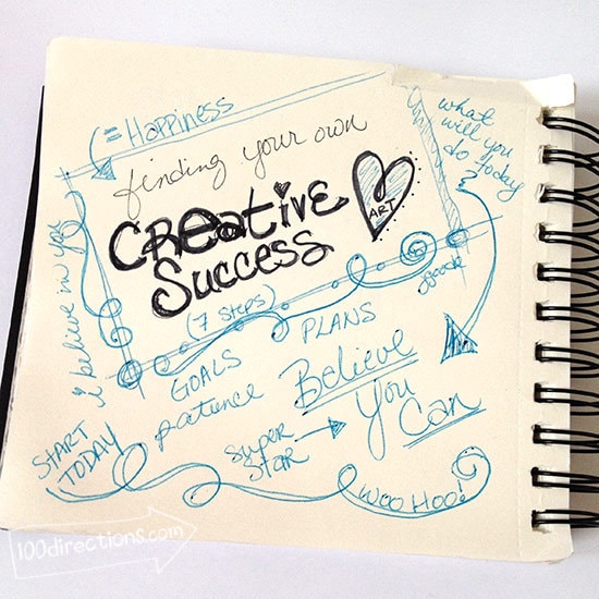 Finding your creative success - designed by Jen Goode