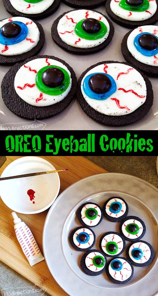OREO eyeballs - DIY Halloween cookie treat