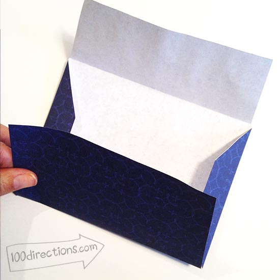 Fold envelope flaps