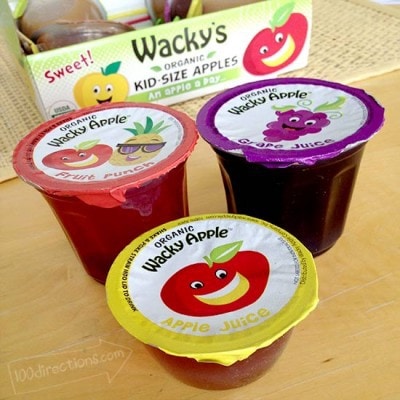 Wacky Apple Snacks and Juices