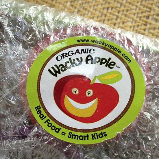 Wacky Apple - Real Food - Smart Kids