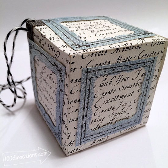 Paper ornament box by Jen Goode