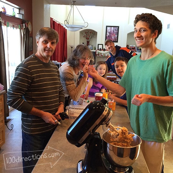 Cookie Making Day with the Family